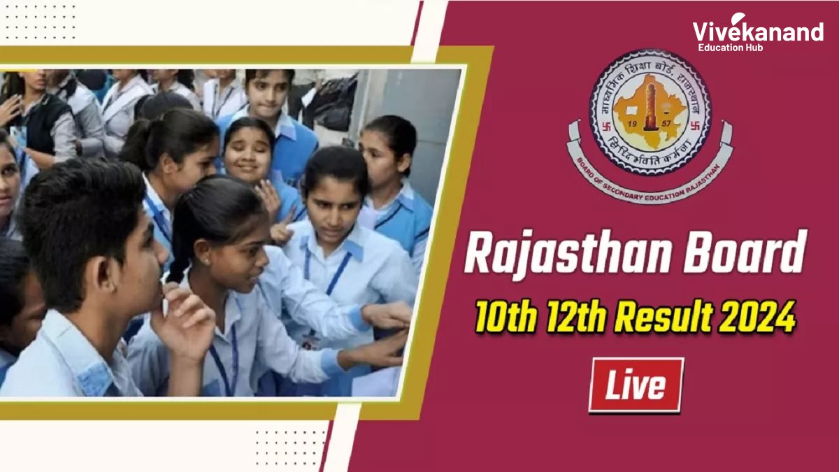 Rajasthan Board Result 2024 LIVE